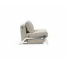 Cubed 02 Chair In Bling Sand Grey - Side - Cubed 02 Chair In Bling Sand Grey - Side