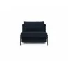 Cubed 02 Chair In Mixed Dance Blue Fabric - Front - Cubed 02 Chair In Mixed Dance Blue Fabric - Front