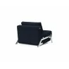 Cubed 02 Chair In Mixed Dance Blue Fabric - Back Angled - Cubed 02 Chair In Mixed Dance Blue Fabric - Back Angled