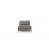 Cubed 02 Chair In Mixed Dance Gray Fabric - Front