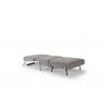 Cubed 02 Chair In Mixed Dance Gray Fabric - Fully Reclined