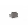 Cubed 02 Chair In Mixed Dance Gray Fabric - Back Angled - Cubed 02 Chair In Mixed Dance Gray Fabric - Back Angled