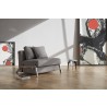 Cubed 02 Chair In Mixed Dance Gray Fabric - Lifestyle