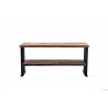 Crawford and Burke Wayne 50" Two Shelf TV Stand, Front Angle