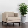Sunpan Kaius Armchair in Limelight Oat - Lifestyle