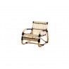 Cane-Line Curve Lounge Chair - Natural Black bindings