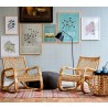 Cane-Line Curve Lounge Chair INDOOR - Natural set View