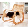 Cane-Line Curve Lounge Chair INDOOR - Natural side view