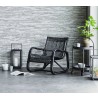 Cane-Line Curve Lounge Chair - Black Right Side View