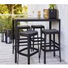 Cane-Line Cut Bar Table set of 4