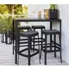 Cane-Line Cut Bar Table set of 4 - Cane-Line Cut Bar Table set of 4