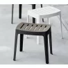 Cane-Line Cut Stool, Stackable multi colour - Cane-Line Cut Stool, Stackable multi colour
