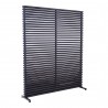 Moe's Home Collection Dallin Screen - Black - Front Side Angle