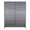 Moe's Home Collection Dallin Screen - Black - Front Angle