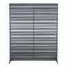 Moe's Home Collection Dallin Screen - Black - Front Angle - Moe's Home Collection Dallin Screen - Black - Front Angle