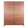 Moe's Home Collection Dallin Screen - Brown - Front  Angle - Moe's Home Collection Dallin Screen - Brown - Front  Angle