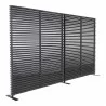 Moe's Home Collection Damani Screen - Black - Front Side Angle - Moe's Home Collection Damani Screen - Black - Front Side Angle
