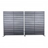 Moe's Home Collection Damani Screen - Black - Front Angle