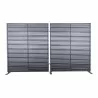 Moe's Home Collection Damani Screen - Black - Front Angle - Moe's Home Collection Damani Screen - Black - Front Angle