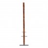 Moe's Home Collection Damani Screen - Brown - Side Angle