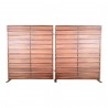 Moe's Home Collection Damani Screen - Brown - Front Angle