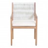 Moe's Home Collection Luce Outdoor Dining Chair - Front Angle