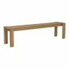 Moe's Home Collection Tempo Outdoor Bench - Front Side Angle - Moe's Home Collection Tempo Outdoor Bench - Front Side Angle