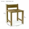 Anderson Teak Sedona Chair- dimension - Anderson Teak Sedona Chair- dimension