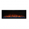 Modern Flames Spectrum Slimline 50" / 60'' / 74'' / 100'' Ultra-Slim Build-In Electric Fireplace - SPS-50B / 60B / 74B / 100B - Front Angle