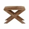 Sunpan Theodora Stool Brown - Front Angle - Sunpan Theodora Stool Brown - Front Angle