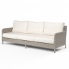Manhattan Sofa in Linen Canvas w/ Self Welt - Front Side Angle