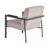 Sunpan Laney Lounge Chair - Milestone Cream - Back Side Angle