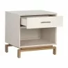 Sunpan Valencia Nighstand - Front Side Opened Angle - Sunpan Valencia Nighstand - Front Side Opened Angle