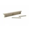Blue Yellow Antique - Nova Solo Halifax 8-Hook Coat Rack - Disassembled - Blue Yellow Antique - Nova Solo Halifax 8-Hook Coat Rack - Disassembled