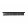 Black White Antique - Nova Solo Halifax 8-Hook Coat Rack - Front - Black White Antique - Nova Solo Halifax 8-Hook Coat Rack - Front