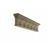 Nova Solo Halifax 6-Hook Coat Rack - Angled - Green Black Antique - Nova Solo Halifax 6-Hook Coat Rack - Angled - Green Black Antique