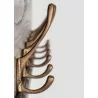 Nova Solo Halifax Mindi 6 Hook Coat Rack - Hook Closeup Side Angle - Nova Solo Halifax Mindi 6 Hook Coat Rack - Hook Closeup Side Angle