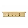 Nova Solo Halifax 6-Hook Coat Rack - Front - Yellow Black Antique - Nova Solo Halifax 6-Hook Coat Rack - Front - Yellow Black Antique