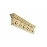 Nova Solo Halifax 6-Hook Coat Rack - Angled - Yellow Black Antique - Nova Solo Halifax 6-Hook Coat Rack - Angled - Yellow Black Antique