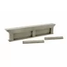 Nova Solo Halifax 6-Hook Coat Rack - With Parts - White Rustic - Nova Solo Halifax 6-Hook Coat Rack - With Parts - White Rustic