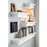 Nova Solo Halifax Floating Wall Shelf 40cm in White - Lifestyle 2 - Nova Solo Halifax Floating Wall Shelf 40cm in White - Lifestyle 2