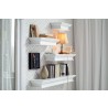 Nova Solo Halifax Floating Wall Shelf 40cm in White - Lifestyle 3
