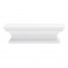 Nova Solo Halifax Floating Wall Shelf 40cm in White - Front