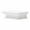 Nova Solo Halifax Floating Wall Shelf 40cm in White - Angled View - Nova Solo Halifax Floating Wall Shelf 40cm in White - Angled View