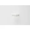 Nova Solo Halifax Floating Wall Shelf 40cm in White - Angled Small - Nova Solo Halifax Floating Wall Shelf 40cm in White - Angled Small