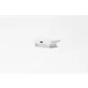 Nova Solo Halifax Floating Wall Shelf 40cm in White - Back Angled - Nova Solo Halifax Floating Wall Shelf 40cm in White - Back Angled