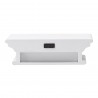 Nova Solo Halifax Floating Wall Shelf 40cm in White - Back View