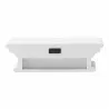 Nova Solo Halifax Floating Wall Shelf 40cm in White - Back View - Nova Solo Halifax Floating Wall Shelf 40cm in White - Back View