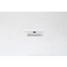 Nova Solo Halifax Floating Wall Shelf 40cm in White - Back View