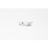 Nova Solo Floating Wall Shelf - Short - White BG Angled